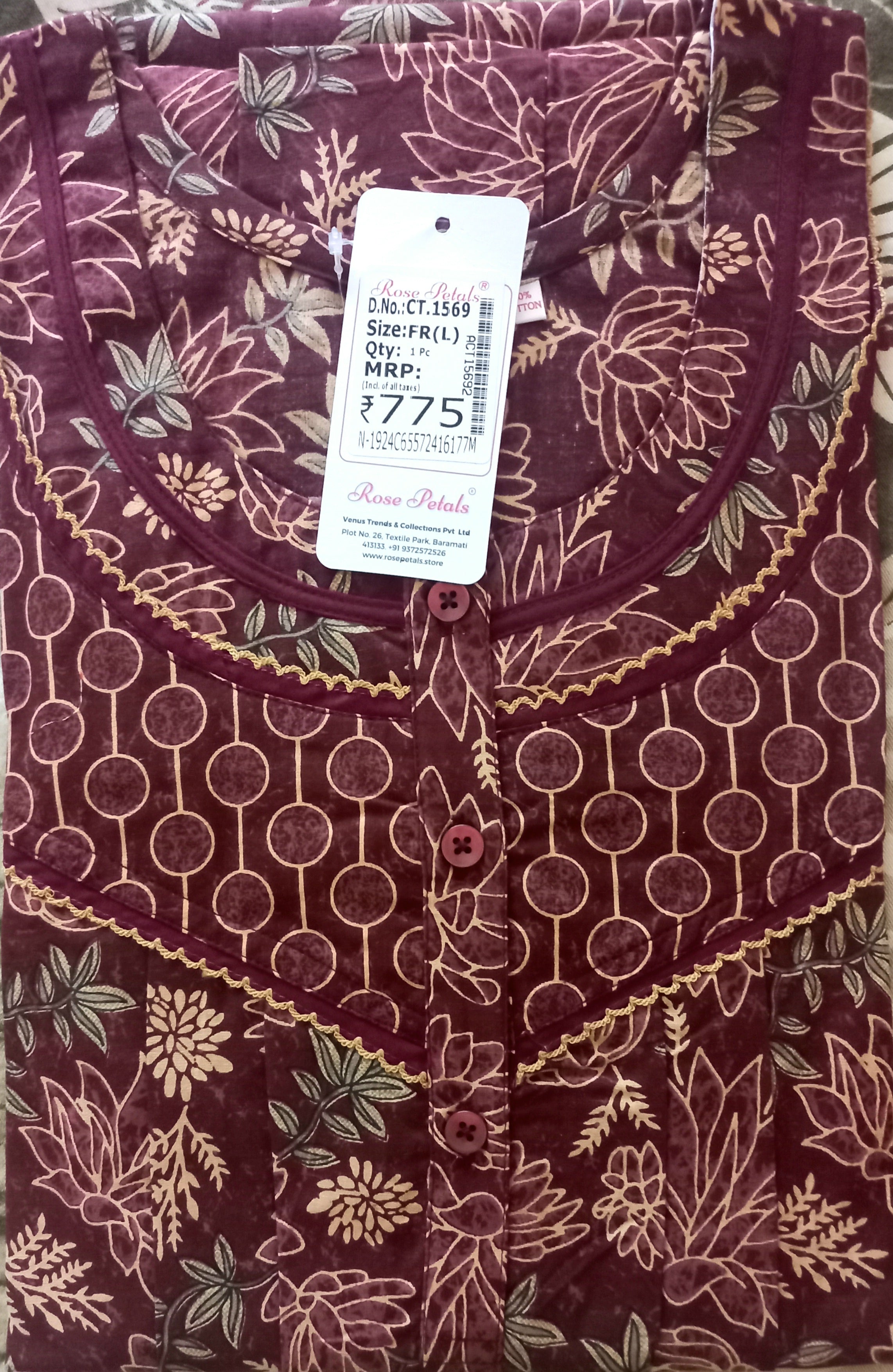 Premium Cotton Night Gowns