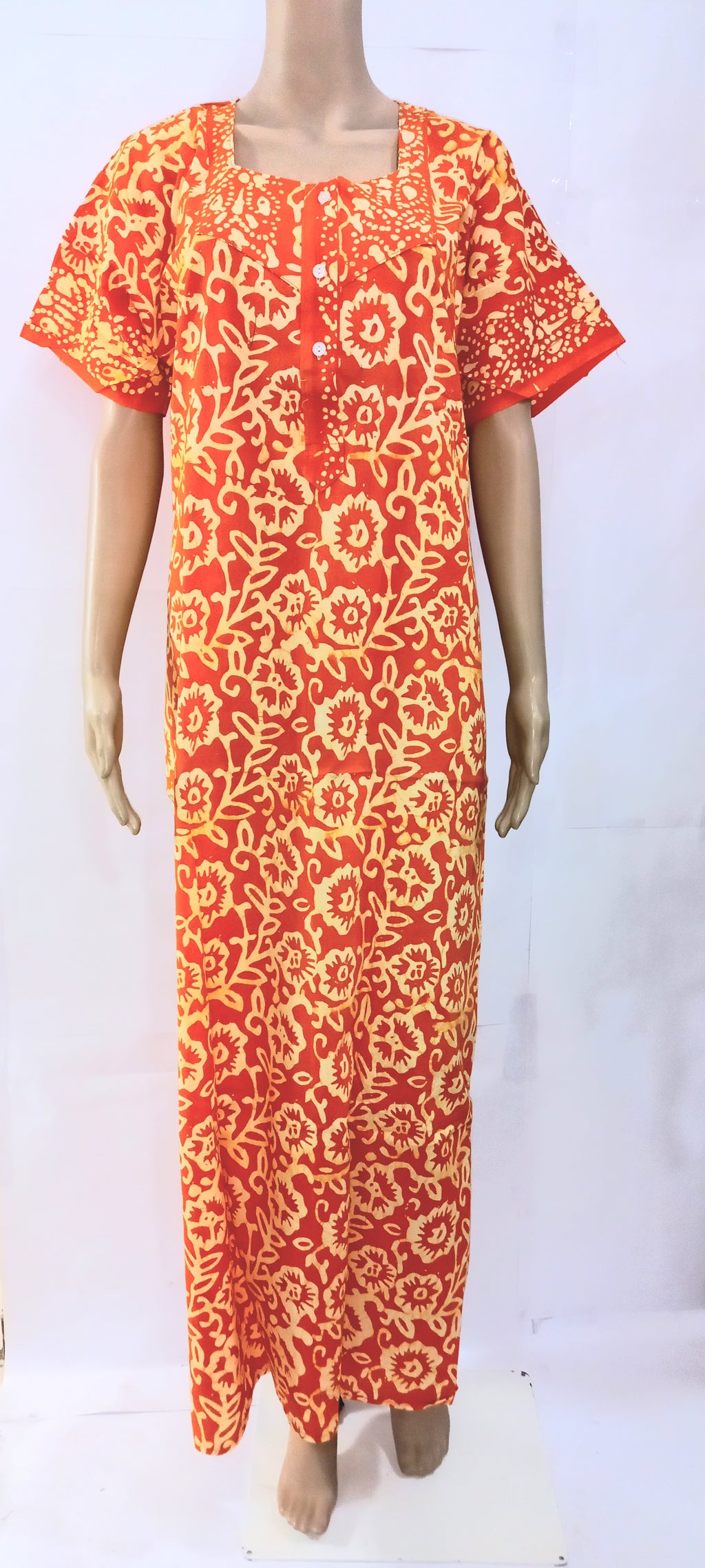 Batik Cotton Gowns-BT-L01