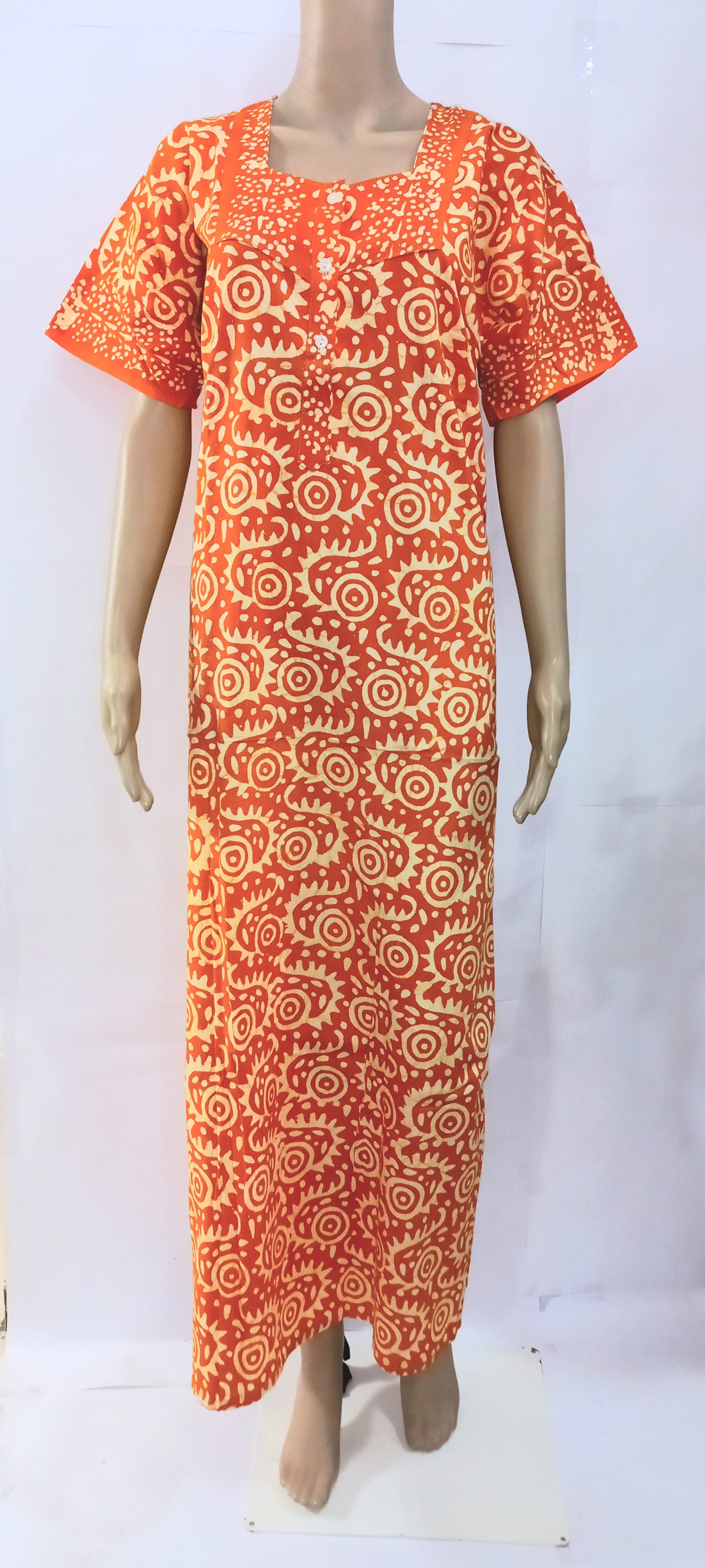 Batik Cotton Gowns-BT-L01