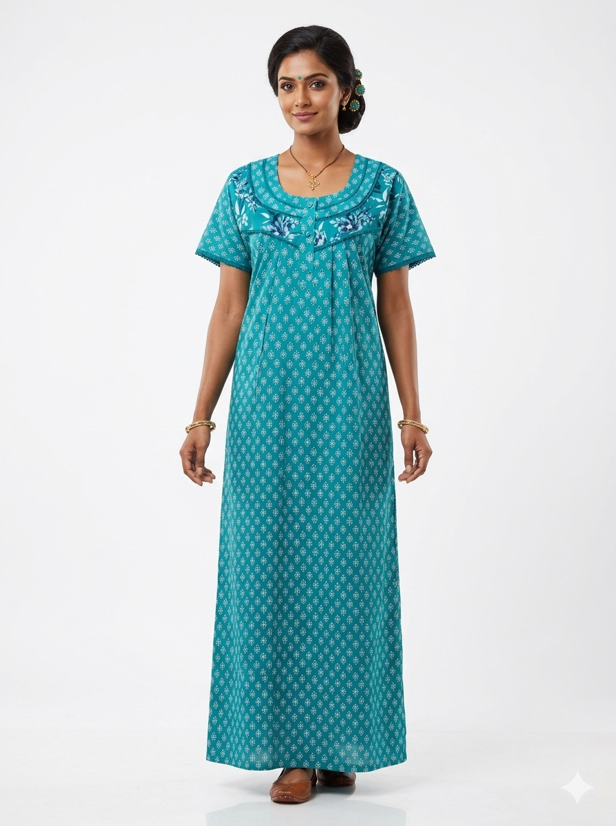 Premium Cotton Night Gowns XXL-CT-1223