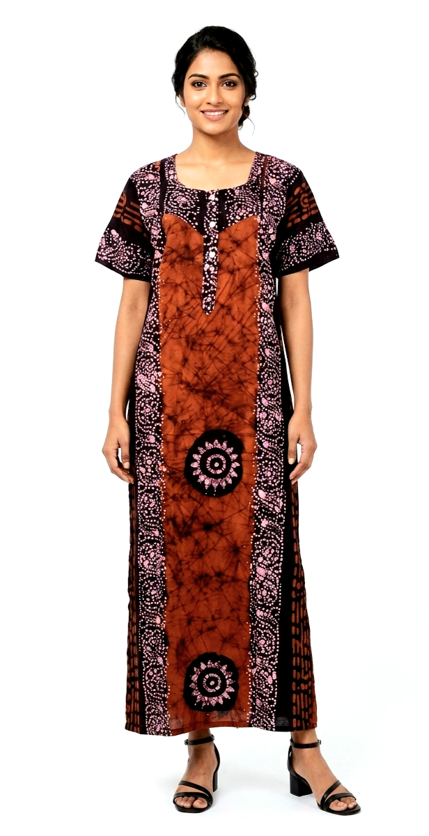 Batik Cotton Gowns-BT-01