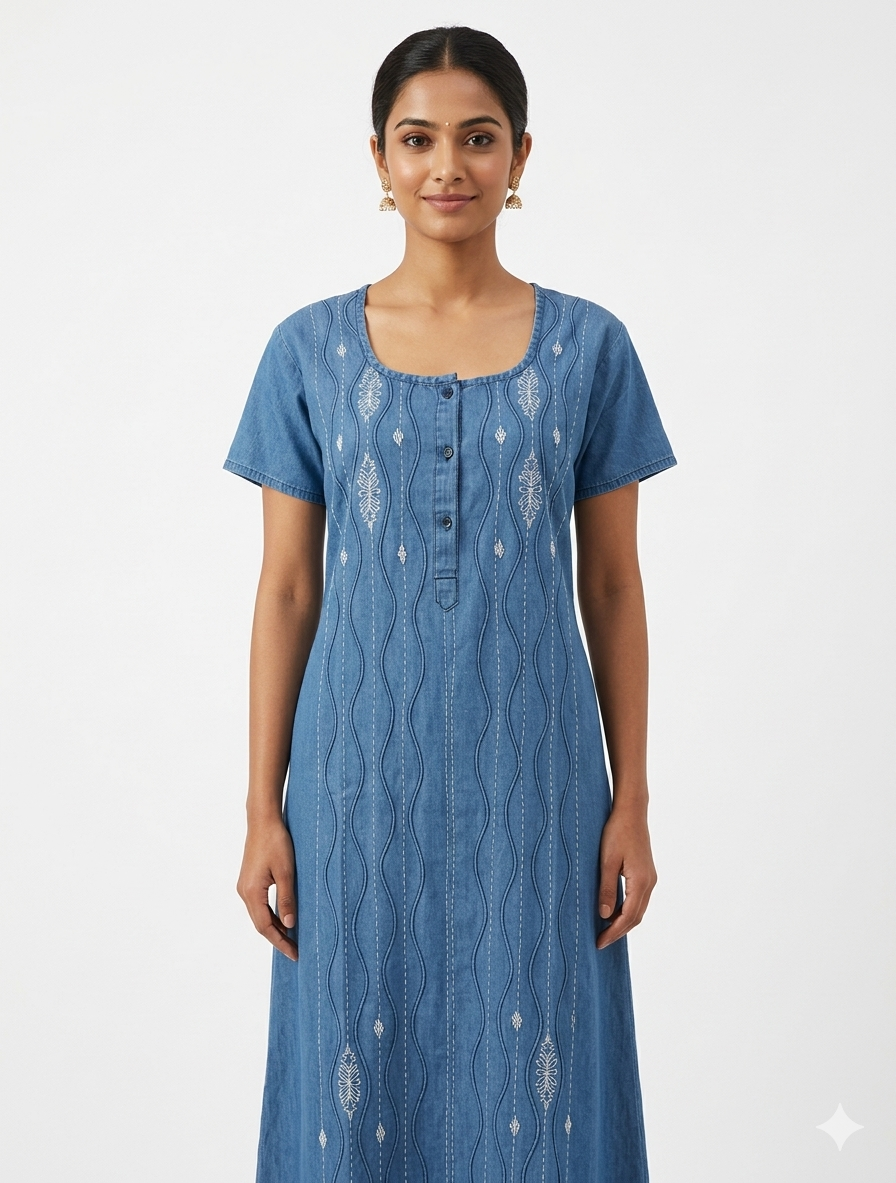 Denim Night Gown