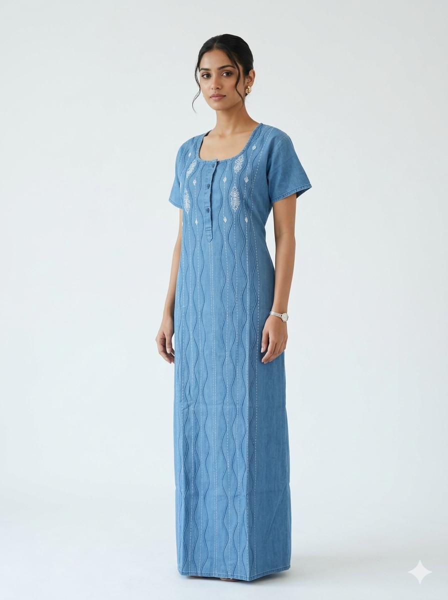 Denim Night Gown