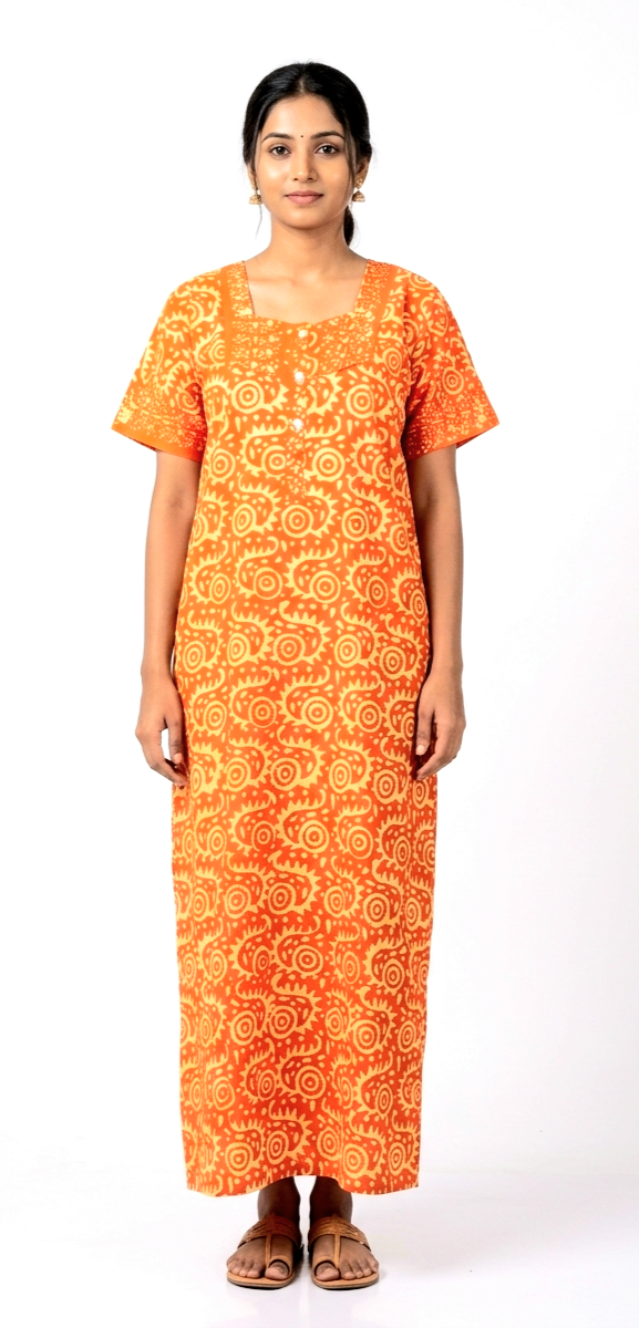 Batik Cotton Gowns-BT-L01