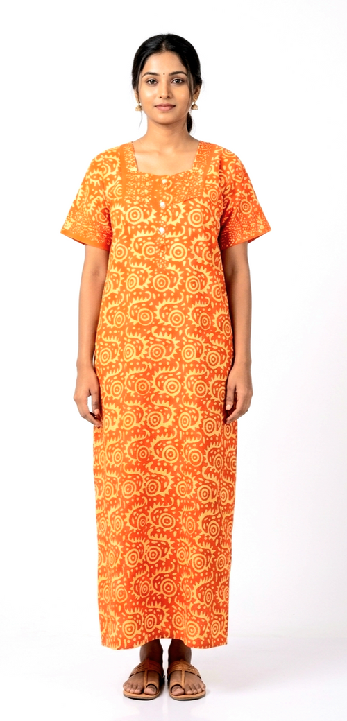 Batik Cotton Gowns-BT-L01