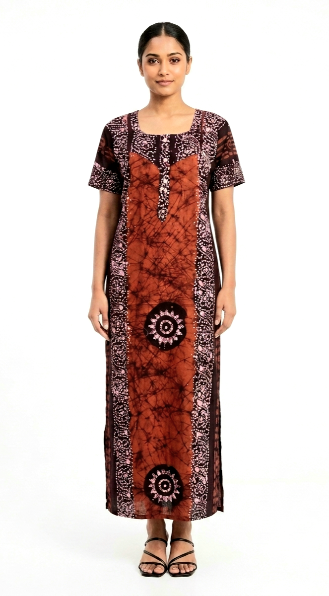 Batik Cotton Gowns-BT-01