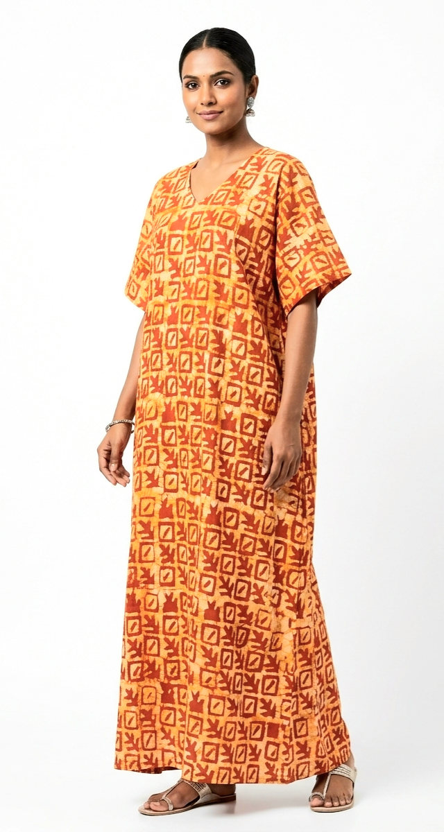 Batik Cotton Kaftans-BKT-01