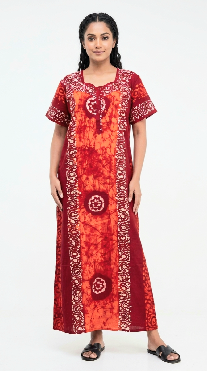 Batik Cotton Gowns-BT-01