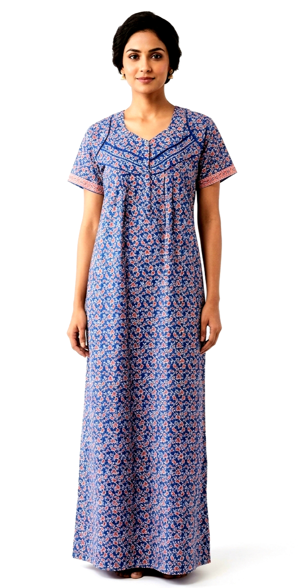 Premium Cotton Night Gowns-CT-0850