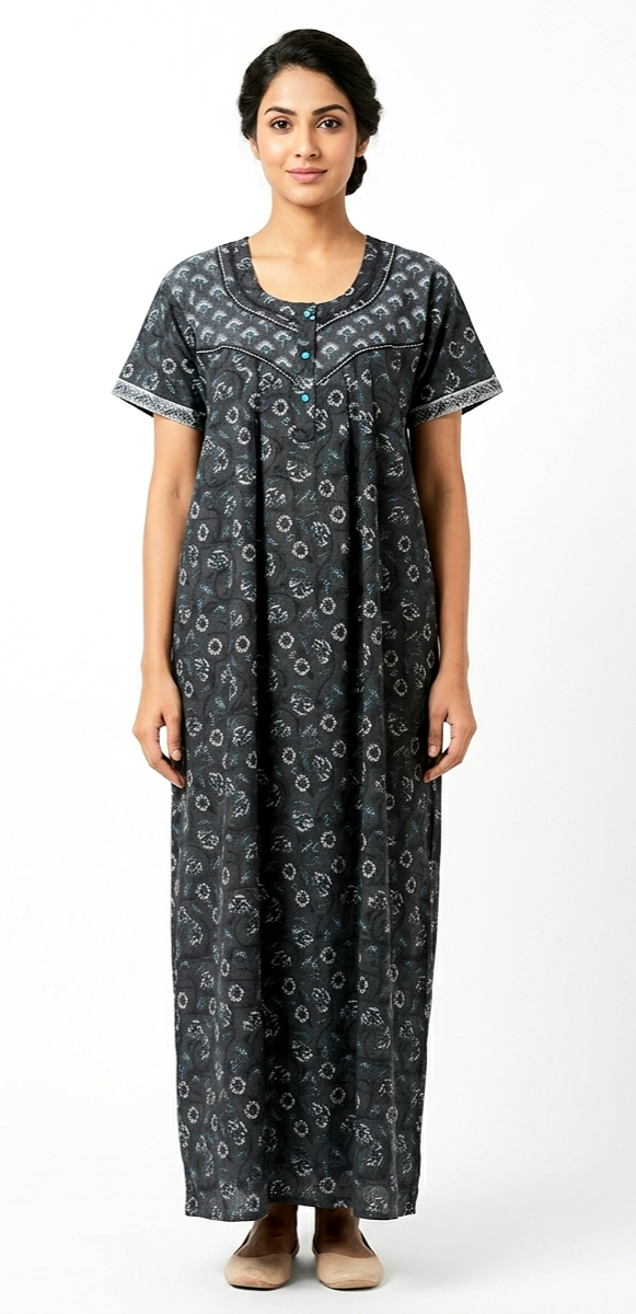 Premium Cotton Night Gowns-CT-1268