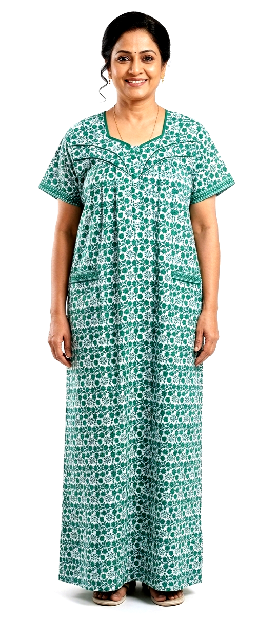 Premium Cotton Night Gowns-CT-1412