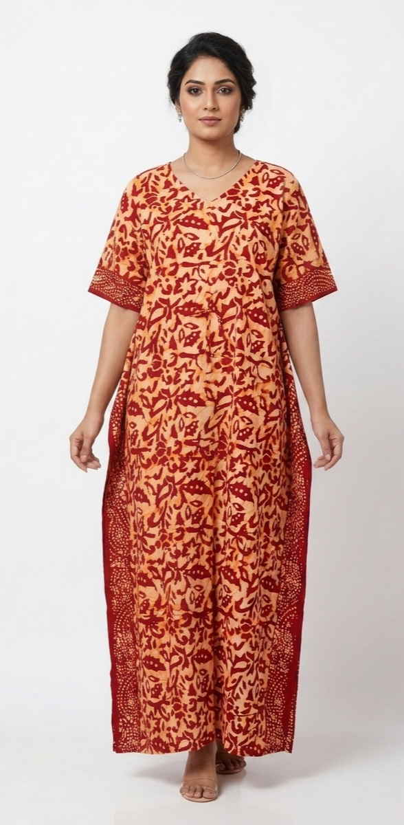 Batik Cotton Kaftans-BKT-01