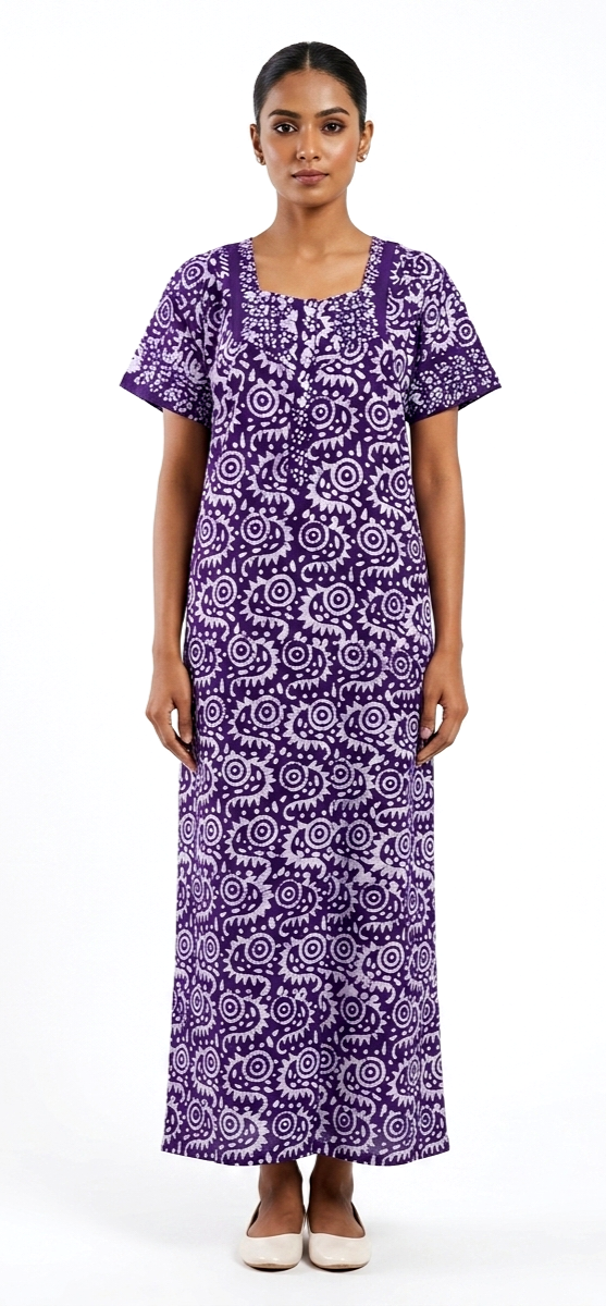 Batik Cotton Gowns-BT-L01